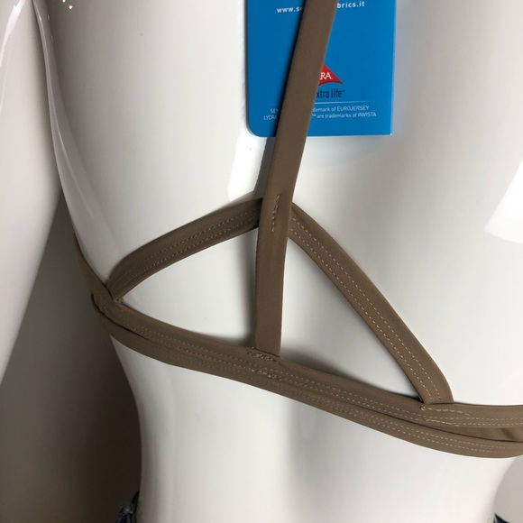 ECO Peace Brown Bikini Swimwear Top - Picture 9 of 15